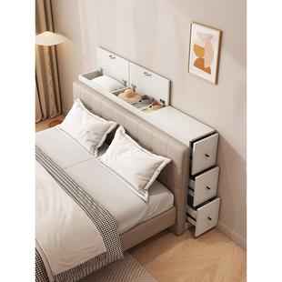 实木夹缝缝靠床边2120柜床物头柜床尾窄柜隙柜长条榻榻米储物柜置