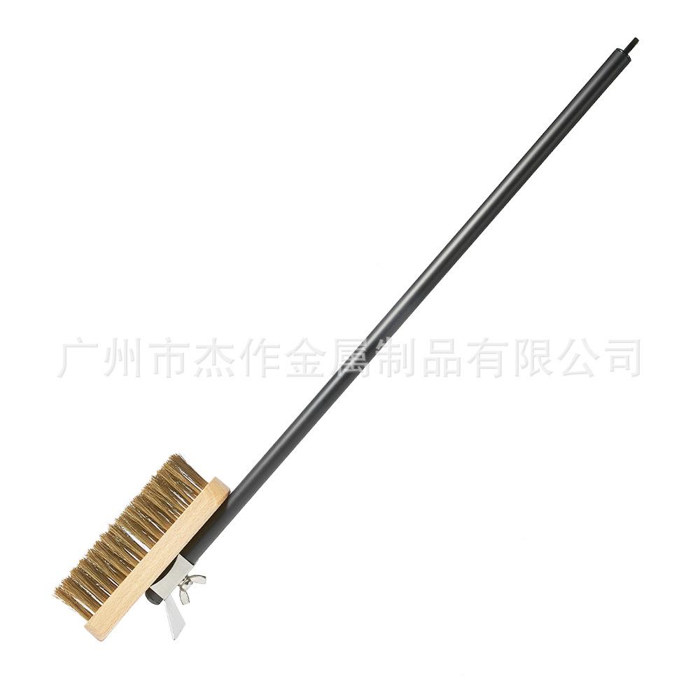 9JDW寸3不锈钢接驳套滑家用加厚冲孔披萨铲翻转4铲0铜刷铜丝刷套