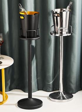 红BTJ-15酒桶立式地桶欧式香槟桶豪华不香槟桶架KTV落酒吧锈钢冰