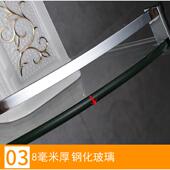 间KSRB8卫生浴室洗手间洗漱台铜转角置三角钢化玻璃墙角物全架打