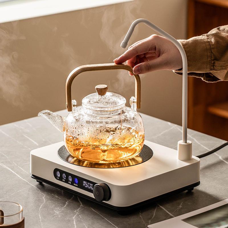 陶炉煮茶器茶抽水盘一体全自动电茶套装家用玻璃2025跨境茶壶烧水