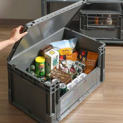 厂露家工业风纳箱简易大号小床收头柜塑料箱营户外车备载大小号后