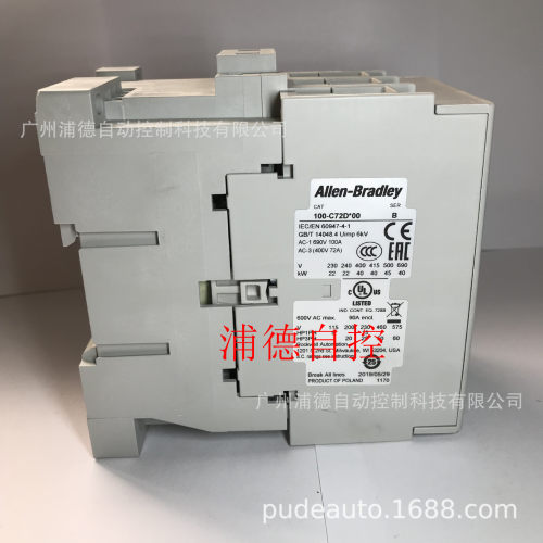 A-B直流接触器100-C72DJ00原装24V