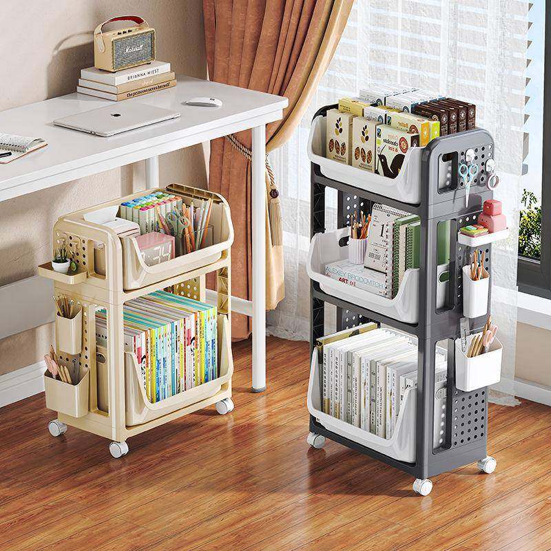 书架置物架落地XNI用简易多带轮儿玩家具收童纳层阅读移动小推车,饰品/流行首饰/时尚饰品新,其他DIY饰品配件,淘宝优惠券,粉丝福利购,淘宝优惠卷
