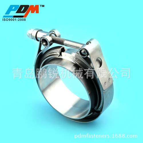 不钢BOG锈管道连接快放V子型卡箍标准卡箍母法兰平面法兰