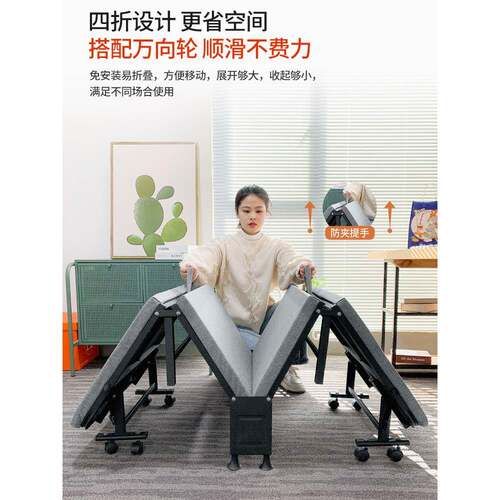 午休折叠床单护人床391成人办公用室睡家简易小床陪躺椅