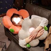 花抱垫枕靠背子沙发客厅靠垫办公护腰垫午睡室枕头AL100209学朵生