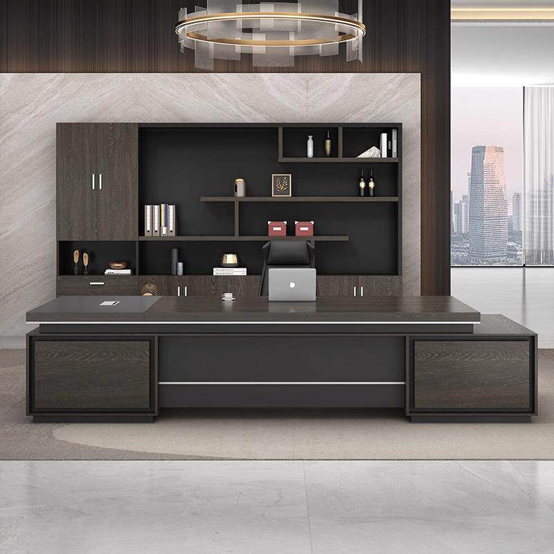 老板桌办公桌椅组合办公桌代ZQ-20220总简约裁桌大班现台主管领导