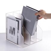 A4文SR WJJ01件框桌面文件栏公文办架三件栏资料纳收架书立架小型