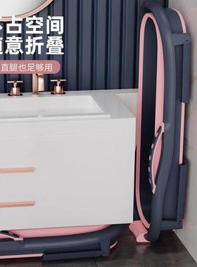 ?9Y泡澡桶折叠浴缸家用成泡人浴桶大号浴桶保温AL101935澡桶特沐