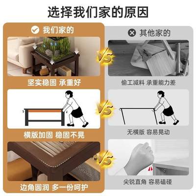 沙发边几客厅家用实木小方桌正方形简约现代小户型阳台玻璃小茶几