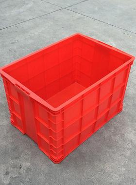 轮周箱 新转料加755大带号物流运转胶箱厚 FLS服装整理带轮塑料箱