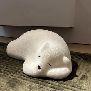 网红北熊DXQ趴熊睡儿童酣懒厅人沙发极摆件客卧室单人休闲动物座椅