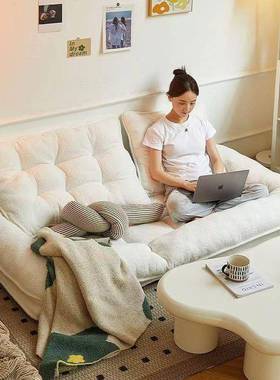 懒沙人发可睡可躺人类狗窝折叠用沙发间床卧MIF室两房午休躺椅榻