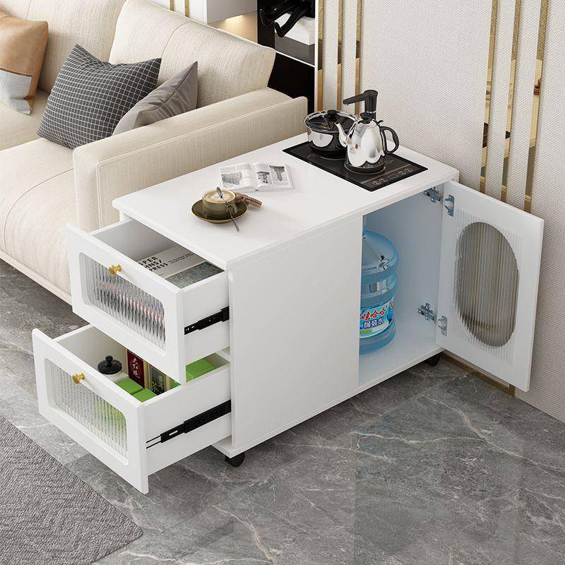 沙柜RXC发轻奢覆膜边可移小茶台落动地家用客厅卧室小边几桌侧茶