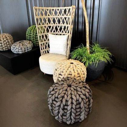 户创意休RWE闲沙发单人藤茶几外阳台花庭院椅别墅露台酒园店藤编