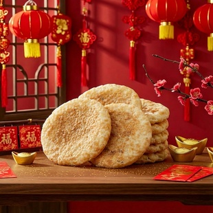 四川南充手工糍粑绿豆油糕传统小作坊制作新年食品冷冻储存中国风