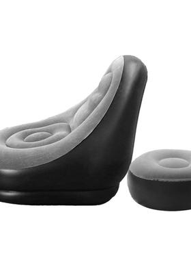 舒发赠户外充气沙成人家发用充气沙椅折叠懒野营便携式CQSF人空气