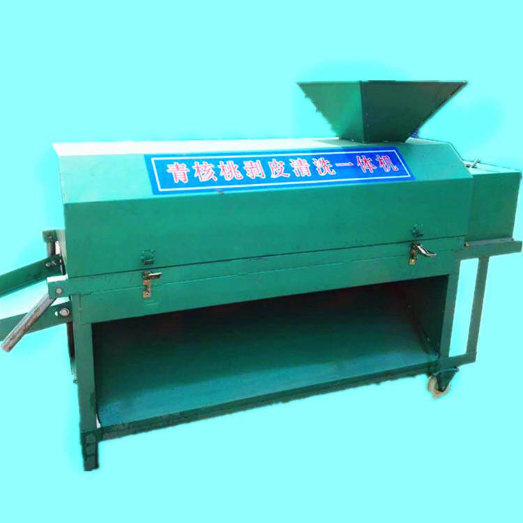 青核桃去皮机小型全自动鲜核桃剥皮清洗一体机青皮核桃脱皮机