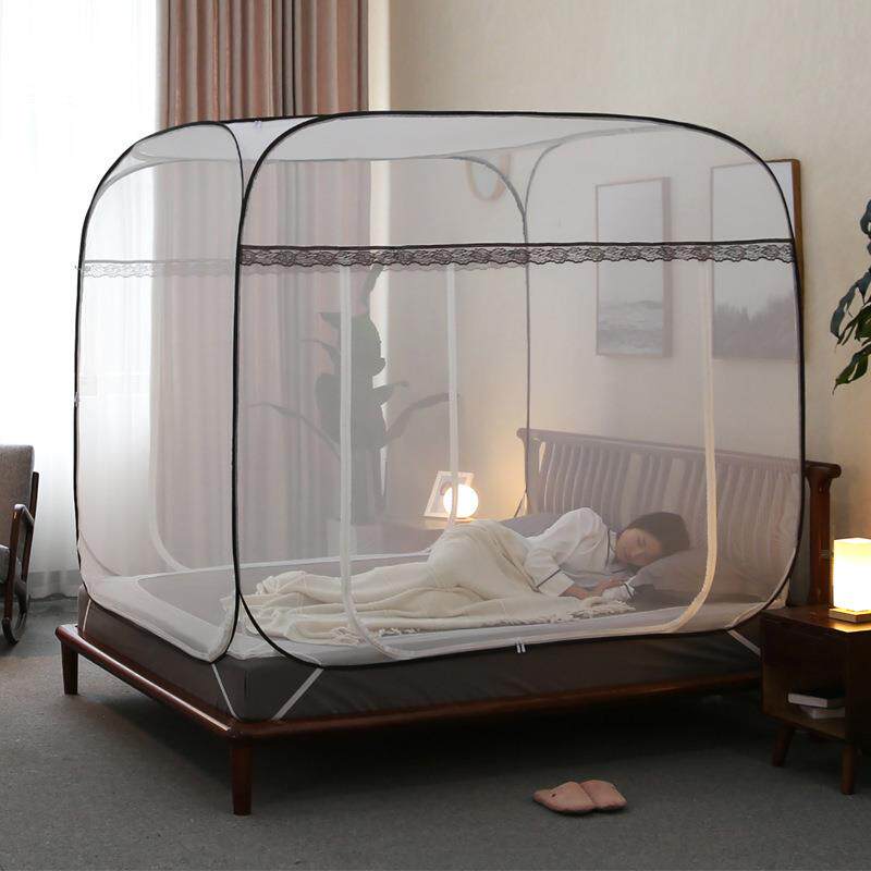 蚊帐家用卧室2025新款蒙古包免安装拉链门学生宿舍折叠全罩式通用