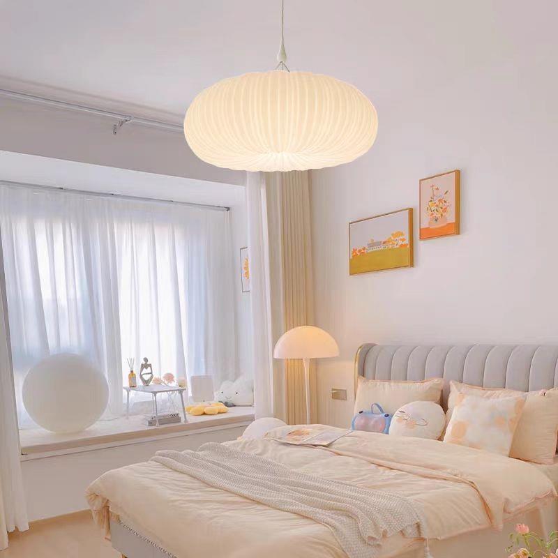 跨境奶油风主卧室吸顶灯现代简约南瓜餐厅吊灯书房儿童房中山灯具