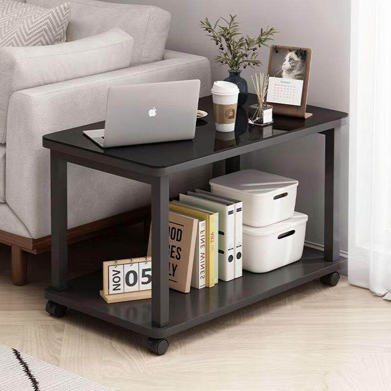 沙发边几桌客厅家用小户型可移动茶几现代简约钢化玻璃阳台小桌子