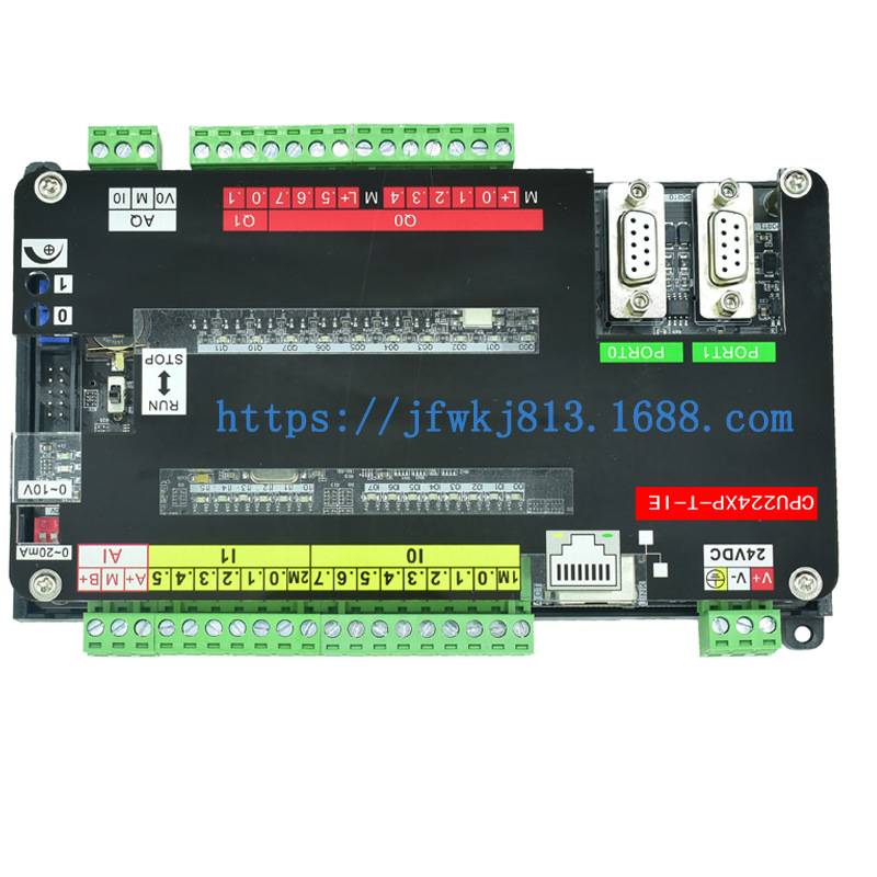 PLC控制器 CPU224XP 工控板S7-200带以太网可编程控制器 带模拟量