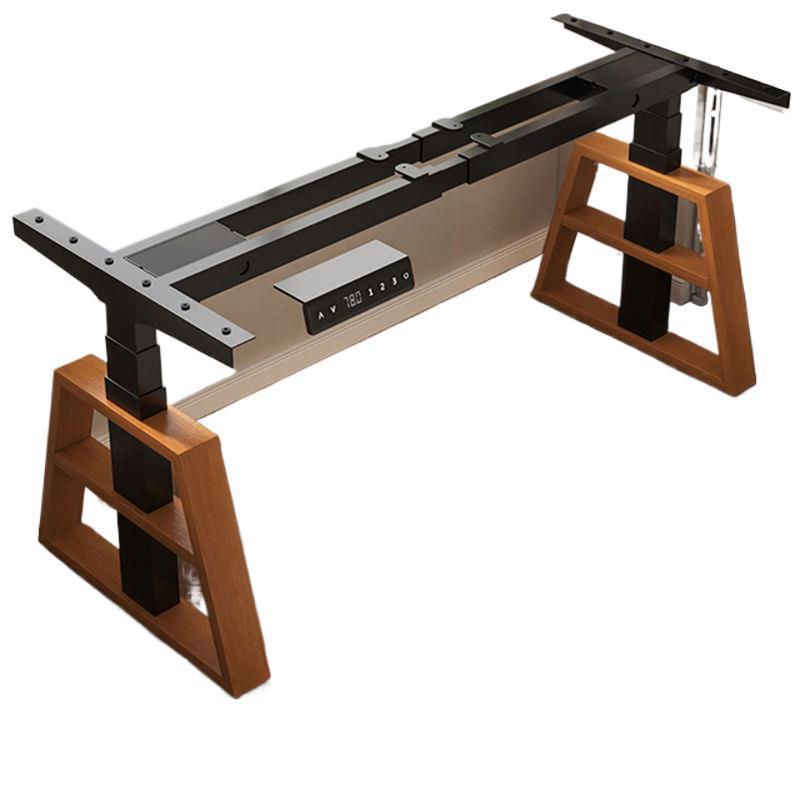 智能电动升降桌腿双电机双横梁办公桌电脑桌支架学可移动方便快捷