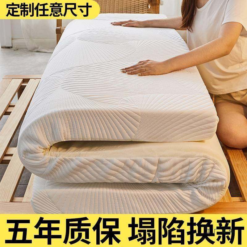 定制高密度床垫加厚榻榻米回弹记忆棉双面软垫被硬海绵家用炕褥
