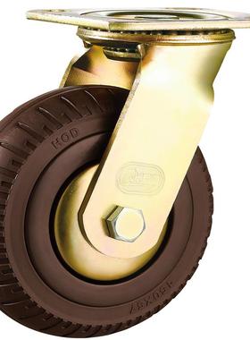 厚德HOD微音脚轮重型减震底板脚轮E3发泡轮轮批