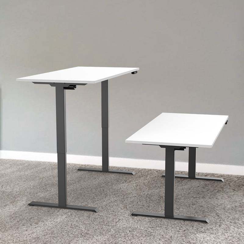 伟博德美电动升降桌架子单电机马达站坐交替式办公学习电脑办公桌
