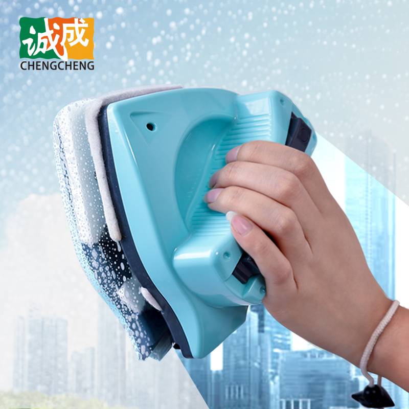 诚成擦玻璃器双层三层双面擦窗户神器家用高层清洁工具刷刮荣小荣