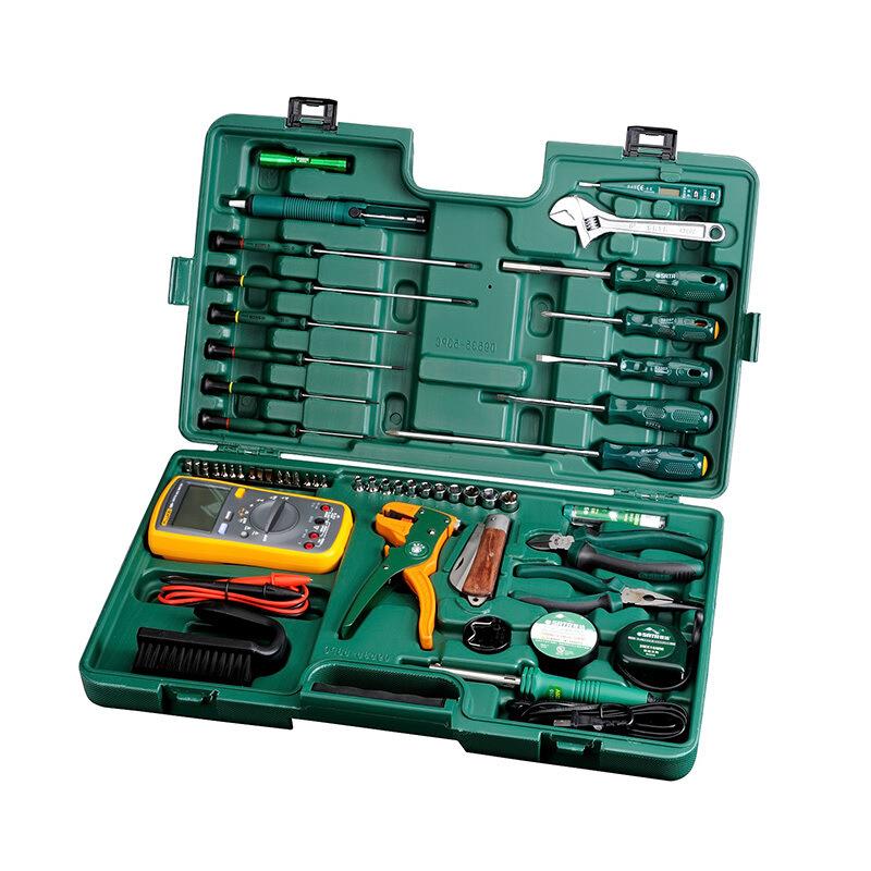 日常检修电脑电讯电器组套电讯工具套筒扳手套装0953509536