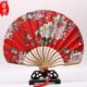 新款 旗袍扇中国风小礼物送老外 折扇工艺扇女扇扇子礼品贝壳扇夏季