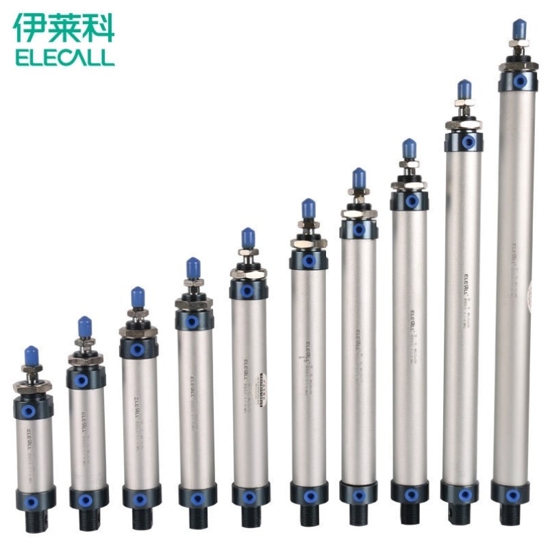 伊莱科MAL25迷你气缸覆动式标准气动气缸铝合金小型气缸MAL.25*25