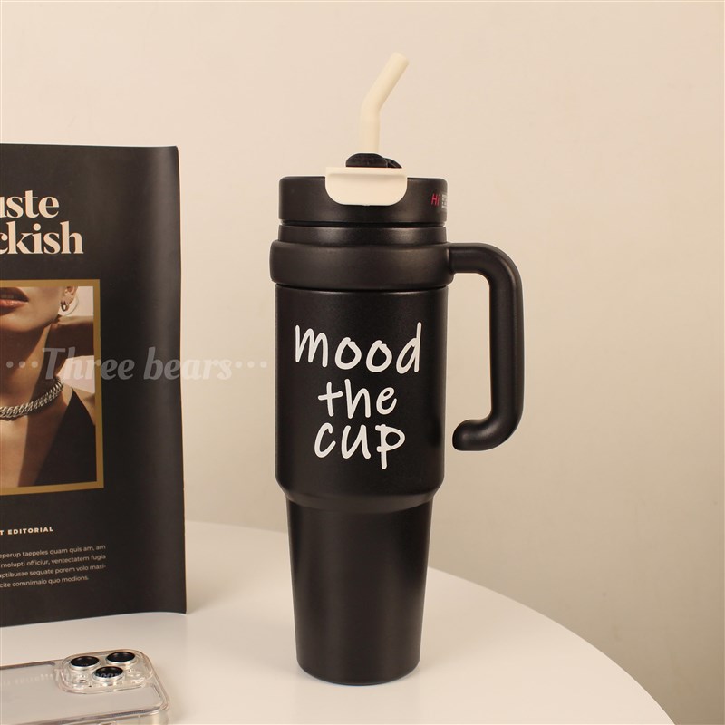 水杯大容量2024新款冰霸u杯网红吨吨吸管水杯子女巨无霸水杯保温