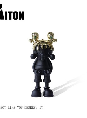 现代创意网红怪兽k动物雕塑摆件样板间售楼处客厅玄关电视柜装饰