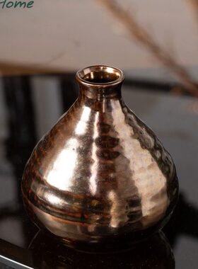 HERMOSO 干花陶瓷花瓶摆件高级感客厅装饰品轻奢陶罐插花入户玄关