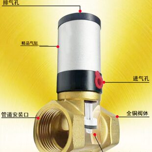 包邮二位二通流体气控阀Q22HD-15Q22HD-20Q22HD-25气控制阀切断阀