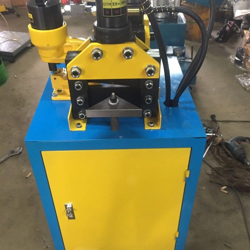 角钢加工机冲孔切断切斜角加工4-6号角铁快速冲孔机槽钢角铁冲孔