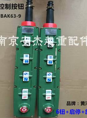 防爆电动葫芦控制手柄 BAK63-9黄河防爆原厂 郎太牌防爆手柄按钮