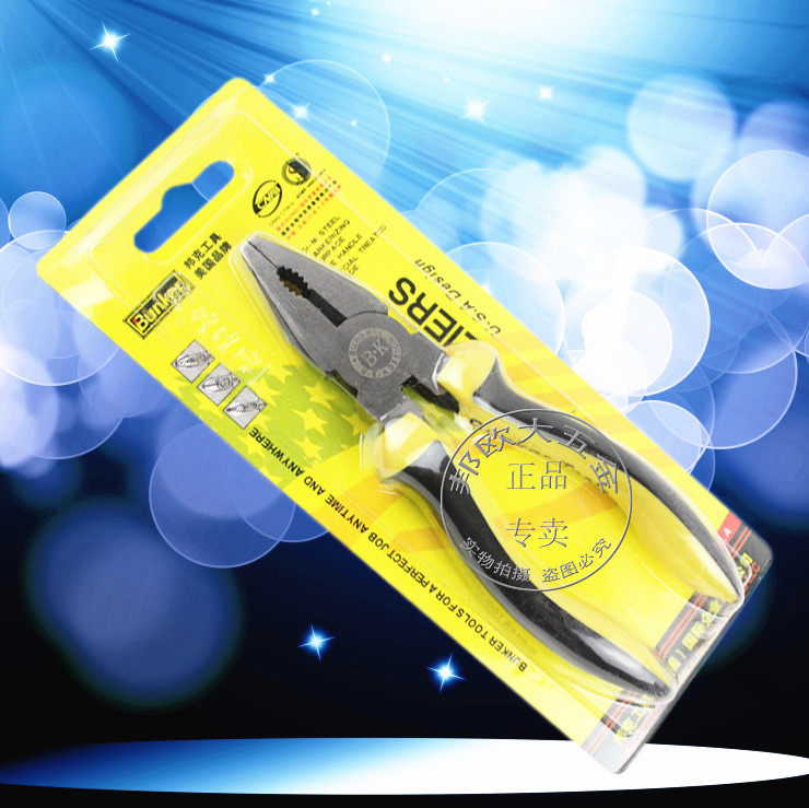 邦克A型钢丝钳 电工维修钳 耐用老虎钳BK-204001 海豚柄平口钳,金属材料及制品,金属罐/桶/瓶,淘宝优惠券,粉丝福利购,淘宝优惠卷