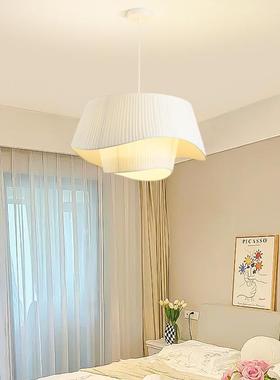 创意灯奶油床头灯现代37537简房约北欧主卧室布艺餐厅书卧灯客厅