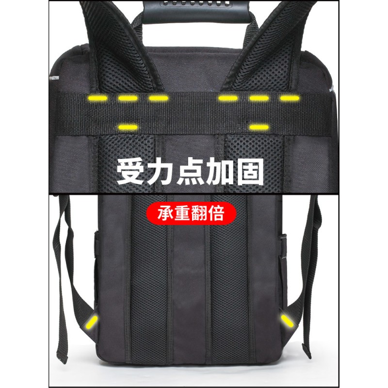 双肩工具包背包结实耐用防水多功能帆布加厚维修电工专用包