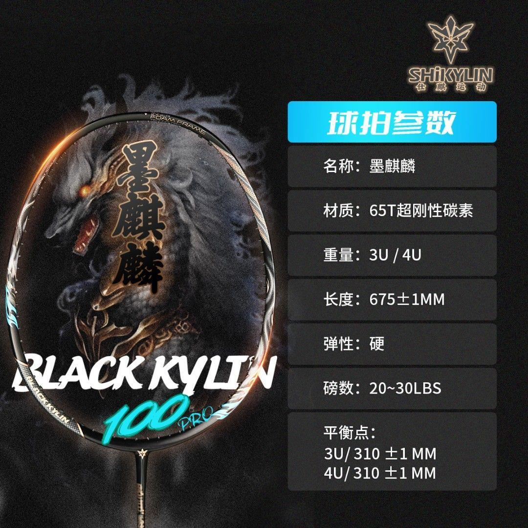 仕麒墨麒麟100pro球拍65T