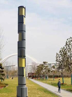 3灰米造型景观灯激光i割庭HZ-j451院路灯黄色亚力色透光Gardenl克