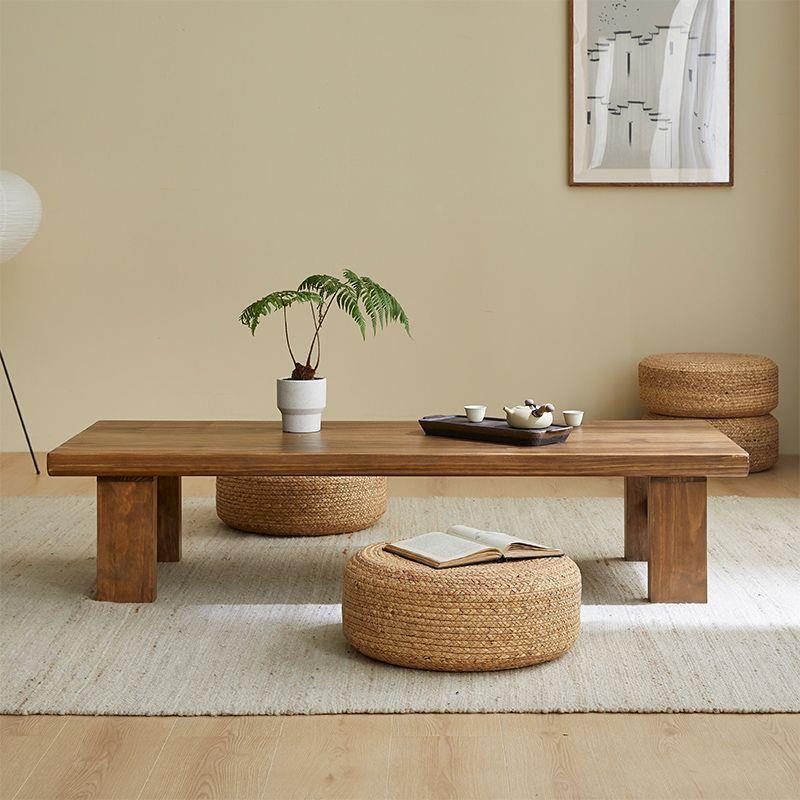 全实木日式茶PQJ几榻榻米桌子矮阳桌禅意炕桌桌客台长条子喝厅茶