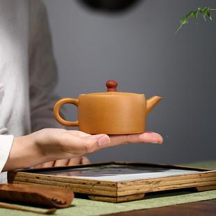 宜祥兴手工当泥紫砂壶茶具原矿黄金段鸿运头云井栏家用紫NJC砂茶