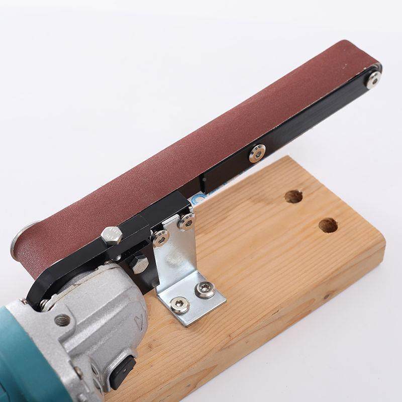 100型角机1角25角磨机改砂带SAQ机木工砂带装机磨磨机变砂带机迷