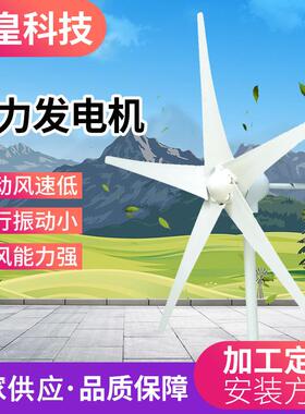 LM4型风电水平轴700W风力发电家用风光互补用小型风力发电机